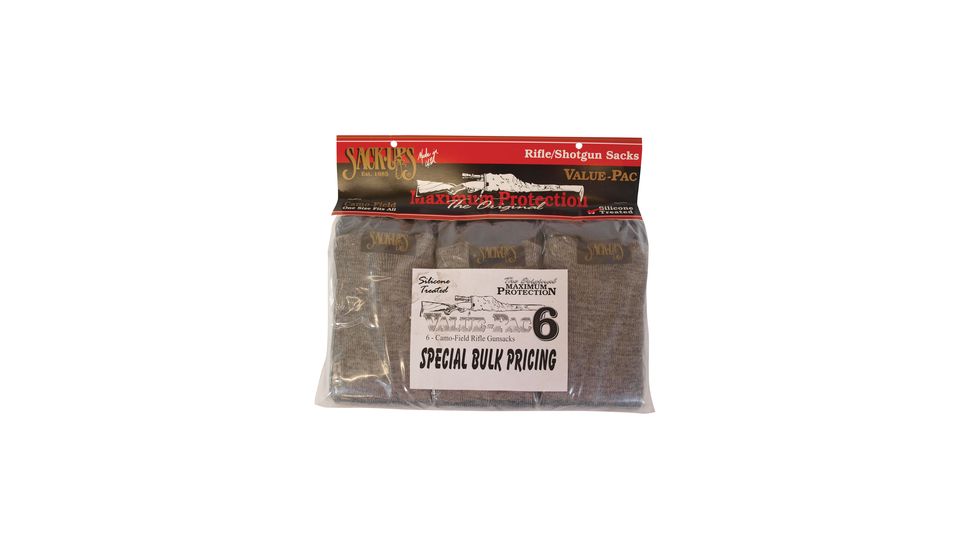 Sack Ups Value-Pac Camo Field 6 per Pack Camouflage Grey 52 Inch 109 ...