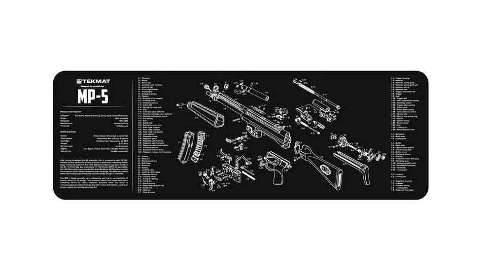 Tekmat Armorers Bench Mat 12"x36" Heckler & Koch Mp5 36-HKMP5