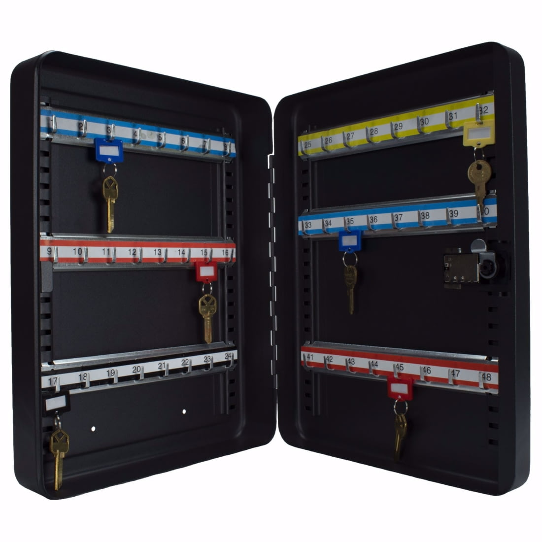 Barska 48 Keys Adjustable Key Lock Box with Combination Lock CB13606 40