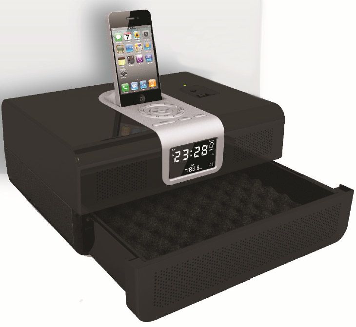 Cannon Security Products RadioVault Biometric Safe & Radio / MP3