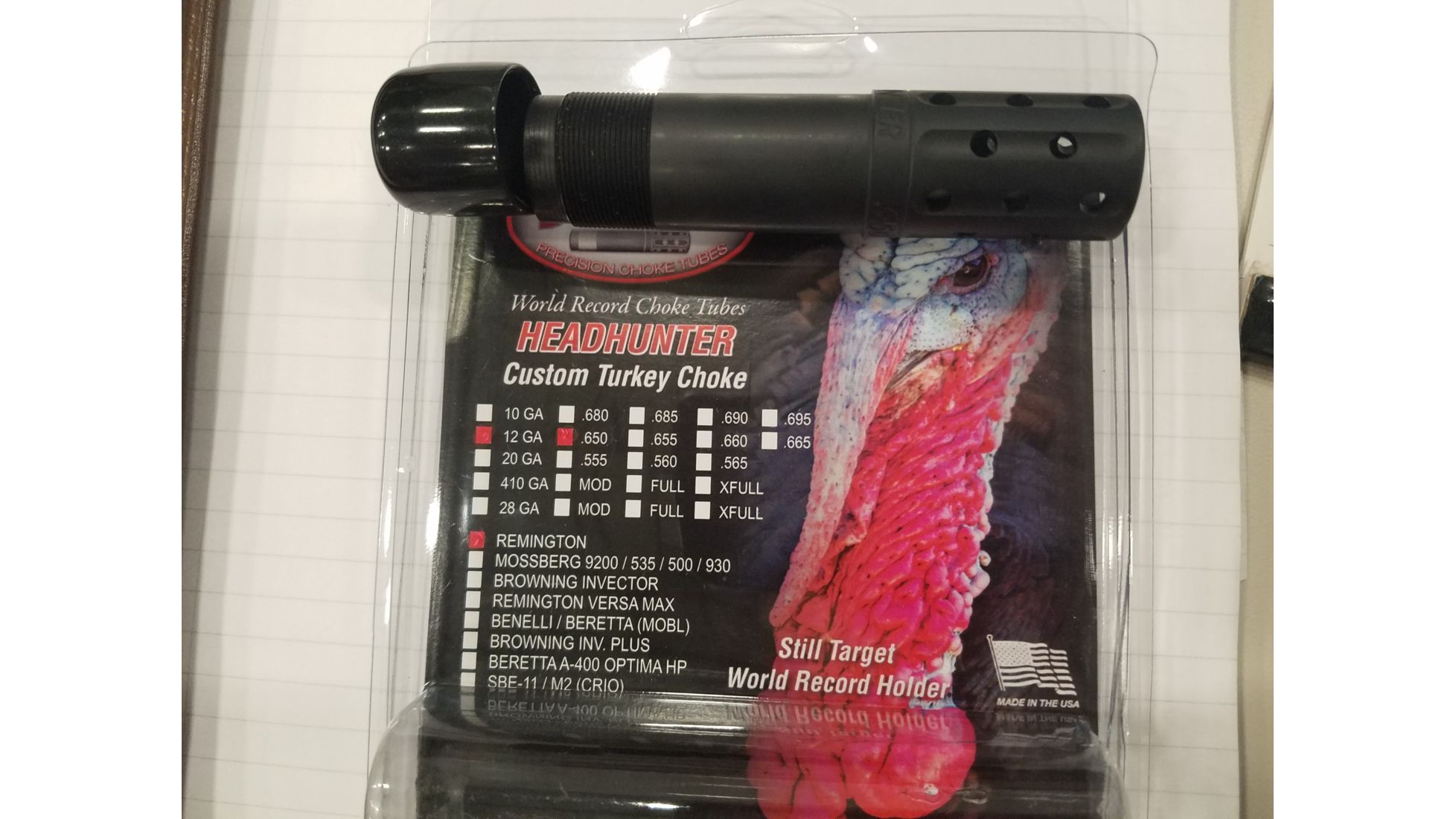 Jebs Choke Tubes Black Nitride Head Hunter 12 Gauge Turkey Choke Tube