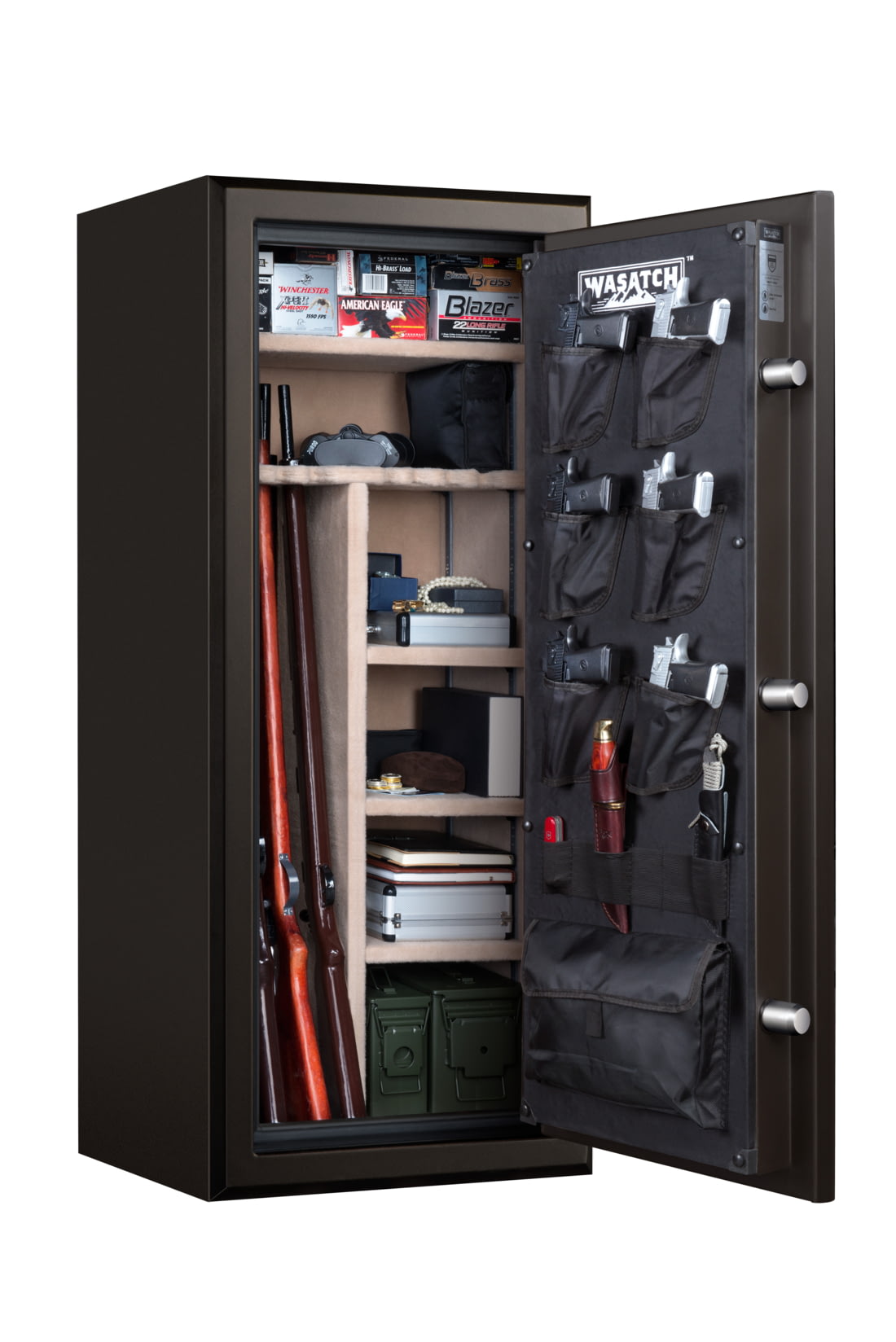 Wasatch 24 Gun Fire and Waterproof Gun Safe with ELock 24EDBW